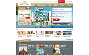 Il sito online di Sava Hotels Resorts