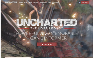 Il sito online di Uncharted ps3