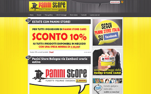 Il sito online di Panini Store