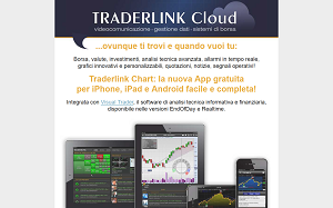 Il sito online di Traderlink Cloud