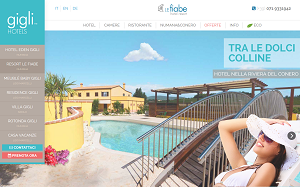Il sito online di Le Fiabe hotel resort Numana