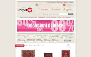 Il sito online di Carpet U2