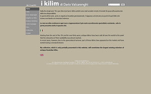 Il sito online di I Kilim