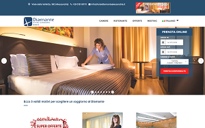 Il sito online di Hotel Diamante Alessandria