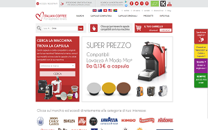 Il sito online di Italian Coffee