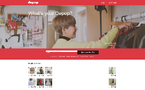 Il sito online di Depop
