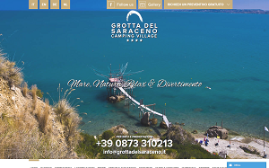 Il sito online di Camping Village Grotta del Saraceno