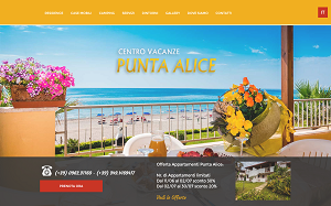 Il sito online di Villaggio Punta Alice