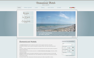 Il sito online di Domeniconi Hotels Bellaria