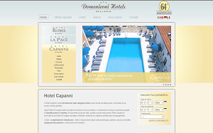 Il sito online di Hotel Capanni Bellaria