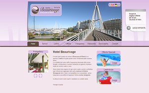 Il sito online di Hotel Beaurivage Rivazzurra di Rimini