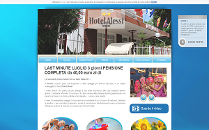 Il sito online di Hotel Alessi Rimini