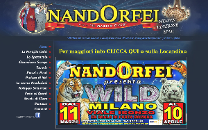 Il sito online di Circo Nando Orfei