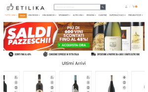 Il sito online di Etilika