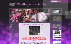 Il sito online di Hummer Limousine Milano