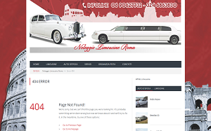 Il sito online di Noleggio limousine Roma