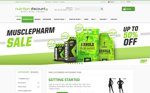 Visita lo shopping online di Nutrition Discount