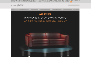 Il sito online di Divani e Divani by Natuzzi