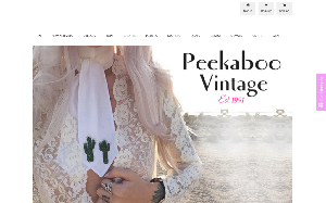 Il sito online di Peekaboo Vintage