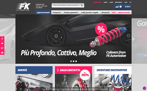 Il sito online di FK Automotive