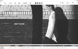 Il sito online di DKNY