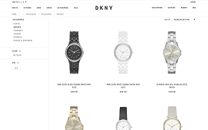Il sito online di DKNY Watches