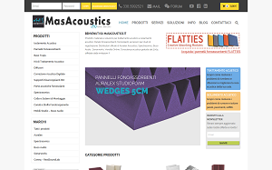 Il sito online di Mas Acoustics