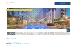 Il sito online di Hotel NH Palermo