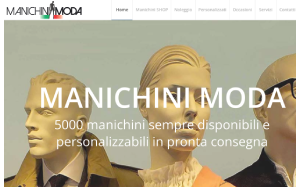 Il sito online di Manichini Moda