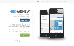 Il sito online di Menew