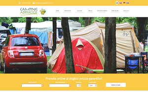 Il sito online di Camping Adriatico Cervia
