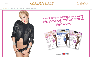 Il sito online di Golden Lady