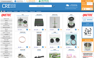Il sito online di Centro Ricambi elettrodomestici C.R.E.