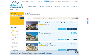 Il sito online di Dolomiti Hotels