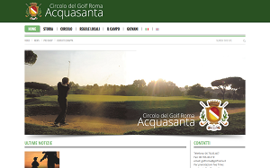Il sito online di Golf di Roma Acquasanta