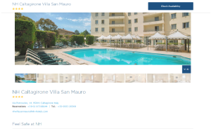 Il sito online di Hotel NH Caltagirone Villa San Mauro