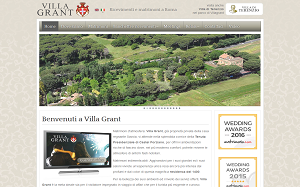 Il sito online di Villa Grant Roma