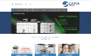 Il sito online di Cama sistemi