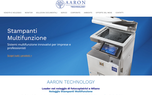 Il sito online di Aarontechnology