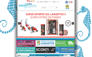Il sito online di Aqua Shopping