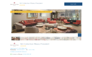 Visita lo shopping online di NH Collection Milano President