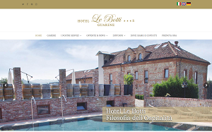 Il sito online di Hotel Le Botti