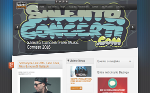 Il sito online di Salento Concerti