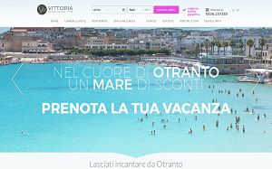Il sito online di Vittoria Resort Otranto