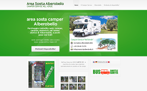 Il sito online di Area Sosta Alberobello
