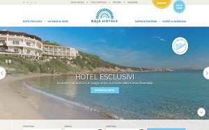 Il sito online di Baja Hotels