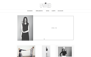 Il sito online di Untitled Trendwear