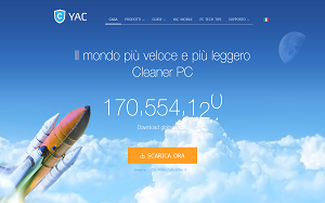 Il sito online di YAC PC Cleaner