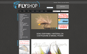 Il sito online di La Vallata Fly shop
