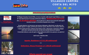 Il sito online di Villaggio Camping Costa del Mito
